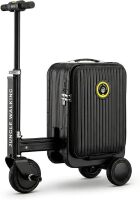 Rideable Electric Suitcase, 20-Inch Carry-On Luggage, Black - BATTERY NOT INCLUDED