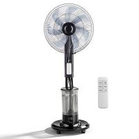 18 inch 3-Speed Pedestal Misting Fan with Water Tank