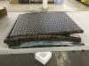 Outdoor Wicker Side Table with Storage Brown - 3
