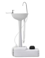 White Water Tank, Soap Dispenser and Towel Holder with a Portable Design for Camping