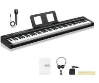 Ktaxon 88 Key Keyboard Piano with Bluetooth MIDI, 3 Teaching & Dual Keyboard Mode, 1000 Rhythms & Tones, Digital Piano