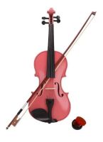 Winado - 1/8 Violin for Kids Age 4-5, Beginner Violin 1/8, Acoustic Pink Violins with Hard Case, Bow, Rosin, Bridge