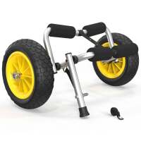PEXMOR Foldable Aluminum Kayak Cart with 10" Solid Tires