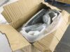 VINGLI Portable Toilet with 5 Gallon Bucket Back and Handrail - 2