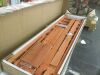 VINGLI 63W x 85H Flat Top Wooden Garden Arbor - 2