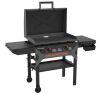 Blackstone 2-Burner Propane Outdoor Griddle with Hood in Black