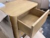 NADAAL STUDIOS Odette Oak 2-Drawer 20 in. W Tall Nightstand - 4
