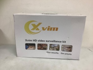 XVIM 8CH 1080P Security Camera System, New/Sealed, Sold as is