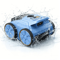 Seauto SAT 20 Robotic Pool Vacuum up to 180 Mins Run Time Robotic Pool Cleaner above Ground Pool Vacuum for Inground Pools Wall Climbing Pool Vacuum up to 2000 sq.ft