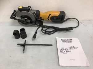 Ginour Mini Circular Saw, E-Commerce Return, Powers Up, Sold as is
