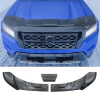 Hood Protector Compatible with 2022-2026 Nissan Frontier Hood Shield ABS Hood Deflector Hood Guard for 2024 Frontier Accessories (Glossy Carbon)