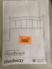 Abigail Metal Queen Headboard in Black - 3