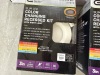 Lot of (5) Commercial Electric 3 in. Canless Integrated LED Recessed Light Trim with Night Light 550 Lumens Adjustable CCT New Construction Remodel - 3