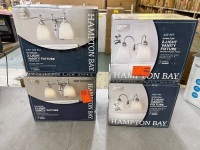 Lot of (4) 2-Light Vanity Fixtures