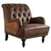 Pier1&nbsp;Chas Collection Coffee Brown & Tapestry Armchair. NEW