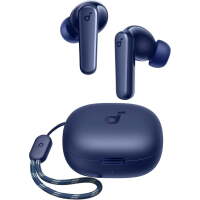 soundcore P25i Bluetooth True Wireless Earbuds, Big Bass, 30H Playtime, IPX5, with Charging Case, Navy Blue