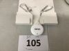 onn Item Locator, Compatible with iOS & Android, 2 Pack - White - 2