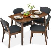 Set of 4 Wooden Mid-Century Modern Dining Chairs ***Chairs Only***