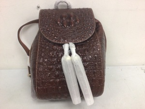 Faux Alligator Backpack/Purse, Appears New