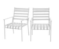 StyleWell Mix and Match Grand Marina Metal Outdoor Dining Chair Set (2-Pack)