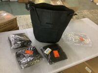 5-Gallon Thick Nonwoven Fabric Grow Bags with Handles, 4 ct