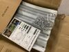 60 in. D x 12 in. H Round Galvanized Steel Fire Pit Kit in Silver with Foldable Design - 2