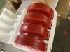 CHRISTOPHER KNIGHT HOME Weslor Modern Red Cylinder MGO Patio End Table - 2