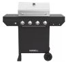 Nexgrill 4-Burner Propane Gas Grill in Black with Stainless Steel Main Lid