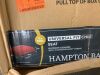 Lot of (6) Hampton Bay 20 in. W x 20 in. D CushionGuard Square Outdoor Patio Seat Pad Cushion in Chili - 7