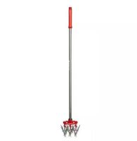 Corona MAX DiscCULTIVATOR Adjustable 6.5 in. Steel Tines with Red Comfort Grip Garden Disc Cultivator