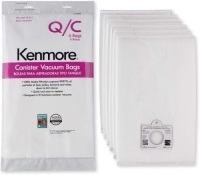Case of Kenmore Type Q/C Vacuum Bags Hepa for Canister Vacuums 6 Pk Media Filtration Synthetic - NEW