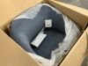 OSP Home Furnishings Parker Blue Fabric Swivel Barrel Chair - 3