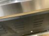 4-Burner Propane Gas Grill in Stainless Steel with Side Burner, Condiment Rack and Built-in Thermometer - Dented - 4