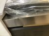 4-Burner Propane Gas Grill in Stainless Steel with Side Burner, Condiment Rack and Built-in Thermometer - Dented - 5