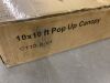 10 ft. x 10 ft. Pop-Up Canopy Tent with 4-Removable Sidewalls - 3