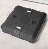 HDPE Patio Cantilever Umbrella Base with Wheels Outdoor Weighted Umbrella Stand in Black 350 lb. Water and Sand Filled