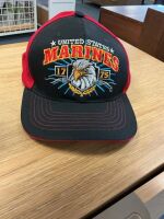 Marine Caps, Case Lot Of 18