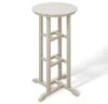 WESTIN OUTDOOR Laguna 24 in. Round Pub Height HDPE Plastic Dining Outdoor Bar Bistro Table in Sand
