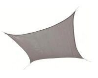 Vigoro 12 ft. x 12 ft. Stone Gray Square Shade Sail