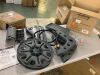 LIBERTY GARDEN 200 ft. Gray Resin With Shelf Wall Mounted Garden Hose Reel - 2