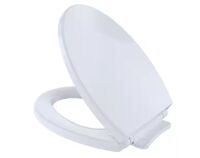 TOTO Elongated SoftClose Toilet Seat in Cotton White