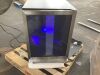 23.4 in. Single Zone 180-Cans Beverage Cooler With 3 Removable Shelves, Built-in Blue Light - Dented - 2