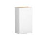 Hampton Bay Shaker 21 in. W x 12 in. D x 36 in. H Assembled Wall Kitchen Cabinet in Satin White