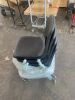 16" Stacking Student Seat with Chromed Steel Legs, 4 Pack - Oily - 2