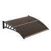VINGLI 40-in D x 48-in W Polycarbonate Awning