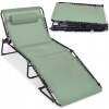 Extra Wide Patio Chaise Lounge Chair, Portable Folding Recliner