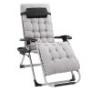 VINGLI Padded Zero Gravity Chair with Removable Cushion