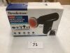 Brookstone Cordless Hot and Cold Percussion Deep Tissue Massage Gun with 6 Intensity Levels for Muscle Relief - 2