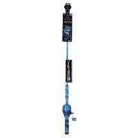 Realtree 34 in Dark Blue Micro Tangle-Free Spincast Fishing Rod and Reel Combo