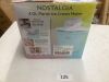 Nostalgia 4-Quart Electric Parlor-Style Ice Cream Maker, Aqua - 3